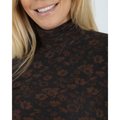 Ganni Turtle Neck Brown