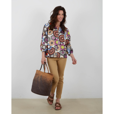 Luisa Cerano Tunic Mandela Print