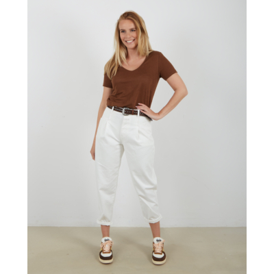 Closed Linen T-shirt Brazil Nut