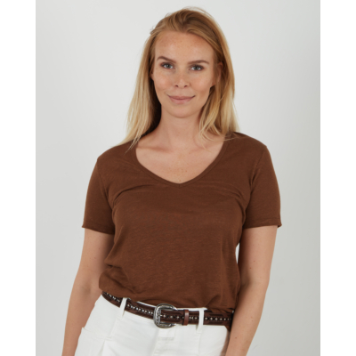 Closed Linen T-shirt Brazil Nut