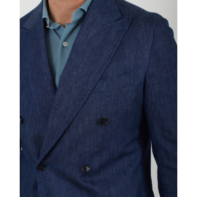 De Petrillo Denim Jacket Double Breasted