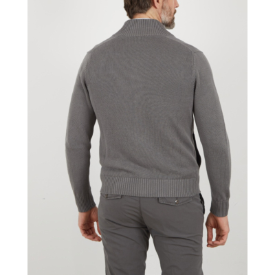 Zanone  Cardigan Linen Cotton mix Grey