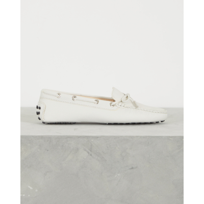 Tod's Gommino Driving Shoes Leather White