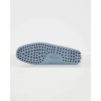 Tod's Gommino Driving Shoes Suede Avio Chiaro