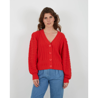 See by Chloé Cardigan Juicy Red