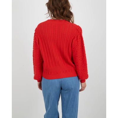 See by Chloé Cardigan Juicy Red