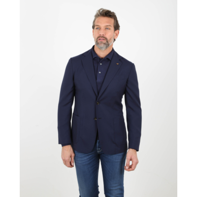 Colombo Cashmere Jacket Dark Blue