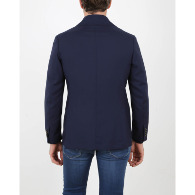 Colombo Cashmere Jacket Dark Blue