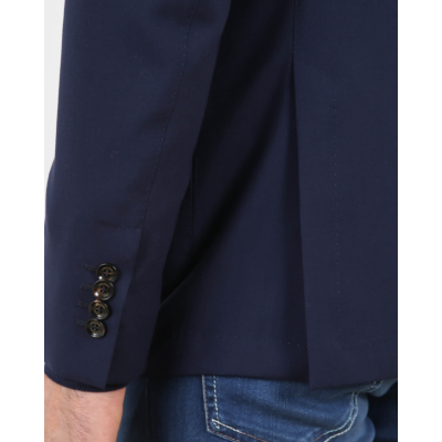 Colombo Cashmere Jacket Dark Blue