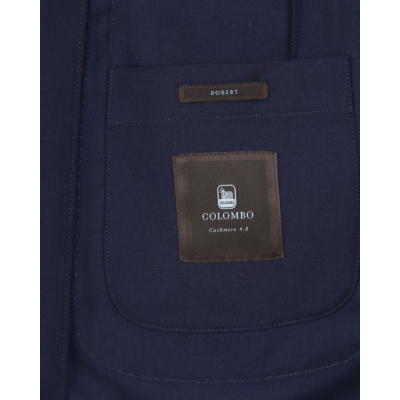 Colombo Cashmere Jacket Dark Blue