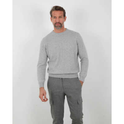 Colombo Cashmere Pullover Flanella Kid Wool