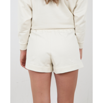 Ganni Drawstring Shorts Isoli Egret