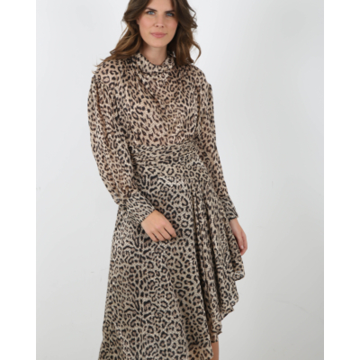 Iro Mataori Dress Leopard