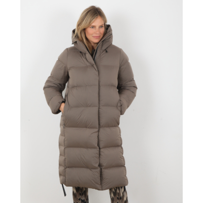 Krakatau  Winter coat long taupe