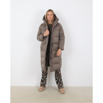 Krakatau  Winter coat long taupe