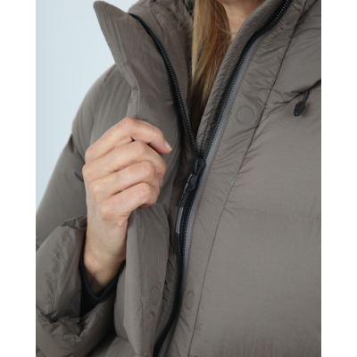Krakatau  Winter coat long taupe