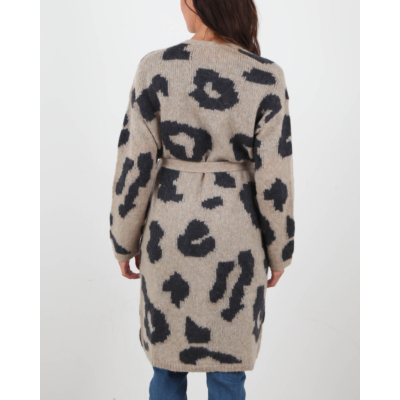 Luisa Cerano Cardigan Leopard