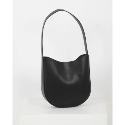 Closed Half Round Bag Large Black