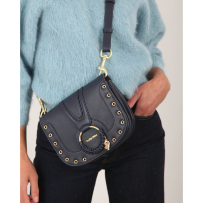 See By Chloé Hana Shoulder Bag Graphite Blue
