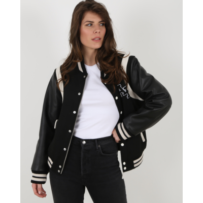 Alter Ego Lois Varsity Jacket Black