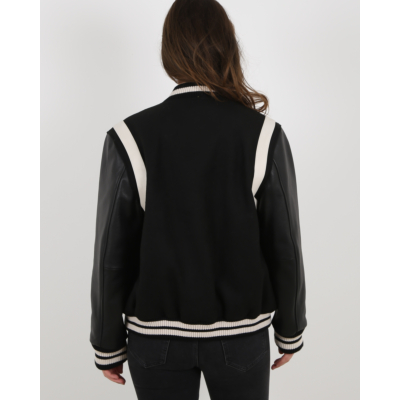 Alter Ego Lois Varsity Jacket Black