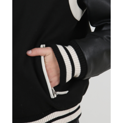 Alter Ego Lois Varsity Jacket Black