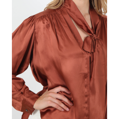 Pomandère Blouse Terracotta