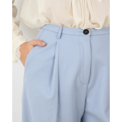 Forte Forte Trousers horizon blue