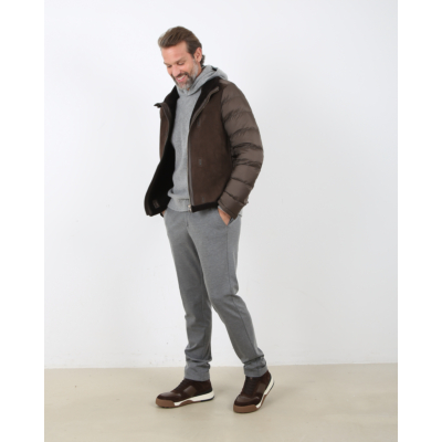 Ten-C Leather Jacket green lizzar