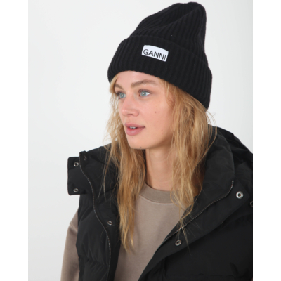 Ganni Hat black