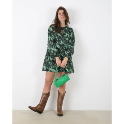 Mini Dress Peapod Green