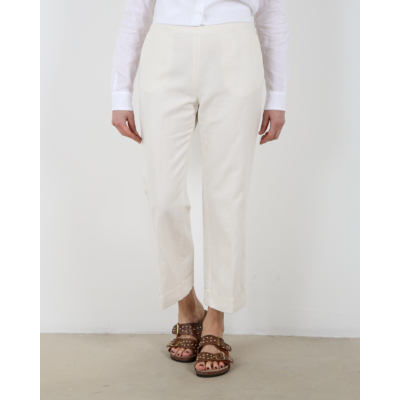 Aspesi Linen trousers off white