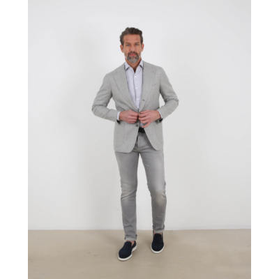 Orazio Luciano Jacket single breasts gray check
