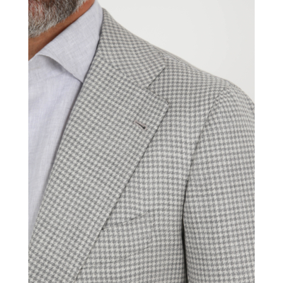 Orazio Luciano Jacket single breasts gray check