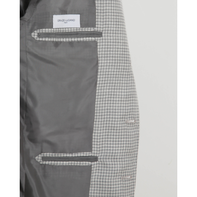 Orazio Luciano Jacket single breasts gray check