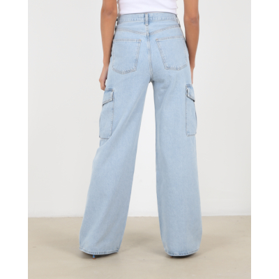 Agolde Minka cargo jeans blue