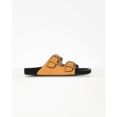 Isabel Marant Lennyo Buckle Sandals Camel