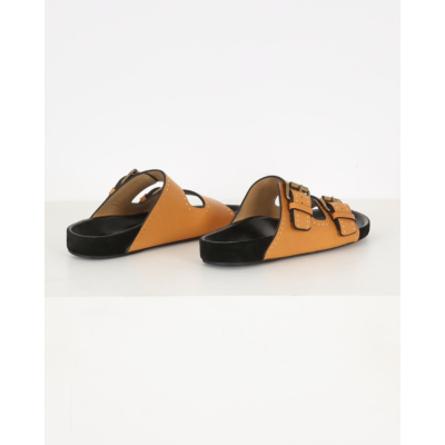 Isabel Marant Lennyo Buckle Sandals Camel