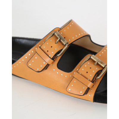 Isabel Marant Lennyo Buckle Sandals Camel