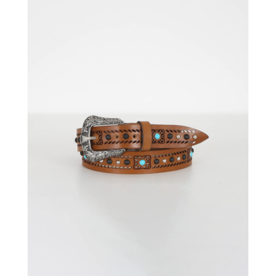 Nanni Belt Tabac Silver