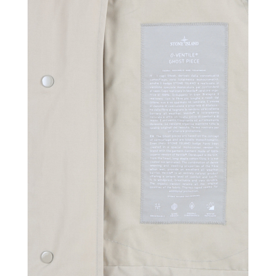 Stone Island Ghost Piece O-Ventile Field Jacket Beige