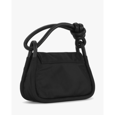 Ganni Flap-over bag black