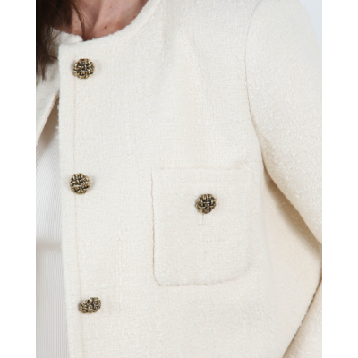 Ba&sh Meredith cardigan ecru