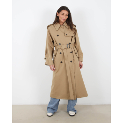 Trench coat camel