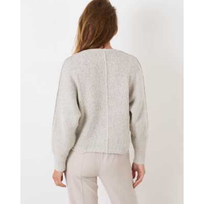 Luisa Cerano Bouclé Pullover Stone