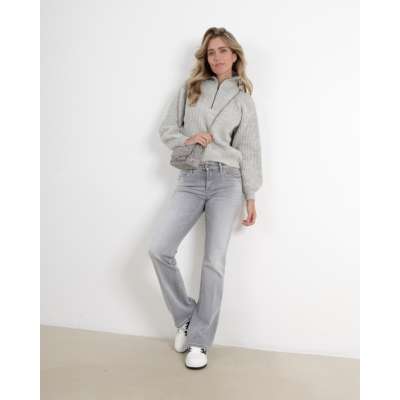 Cambio Paris Flared Jeans Grey