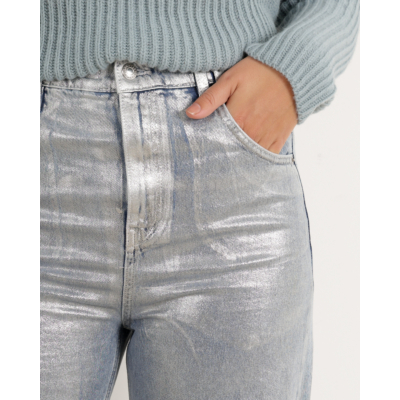 Drykorn  Jeans can silver blauw
