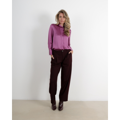 Vince Zijden Blouse Berry
