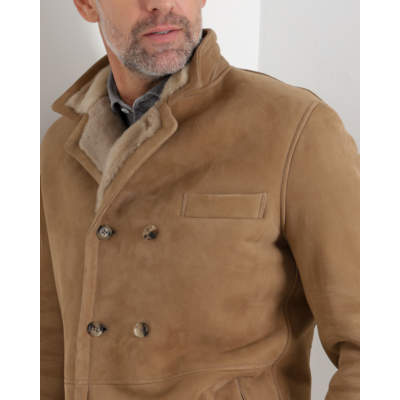 Rifugio Montone jack taupe shearling