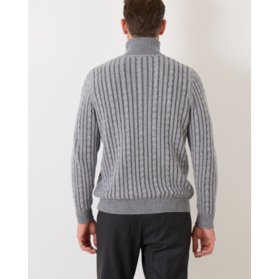 Colombo Pullover Kabel Grey